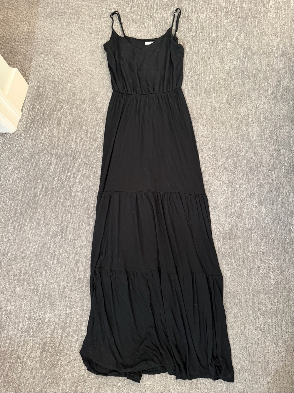 Lush Tiered Maxi Dress, Size L - Picture 2 of 5